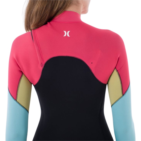 Hurley Advant 3/2mm Chest Zip Våddragt WFS0013302 - Til Kvinder. Spiced Coral